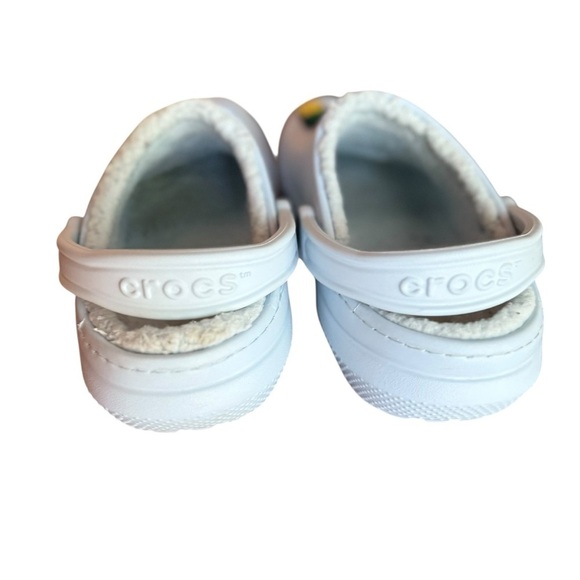 CROCS CLASSIC LINED CLOG Mens & Womens Mineral Blue decorative charm Sz 8 - Picture 7 of 10